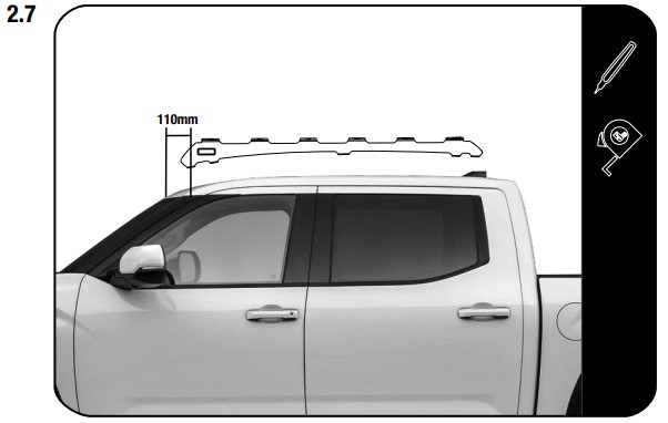 FRONT RUNNER FATT006 Slimline II Roof Rack - parts8