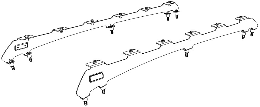 FRONT RUNNER FATT006 Slimline II Roof Rack - parts14