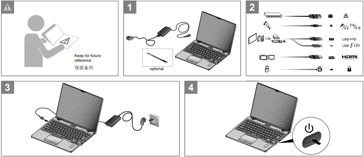FUJITSU Lifebook U5313X Intel Core i7 Laptop