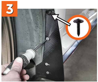 FX3D FK8 Honda Civic Mud Guards - Fig3