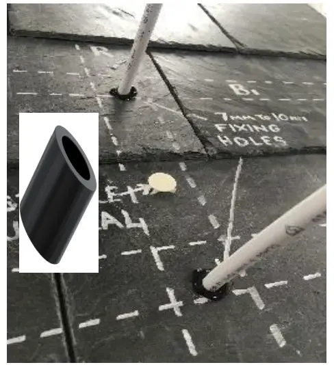 Fastensol F-ROOF Slate Roof Mounting System - supplied