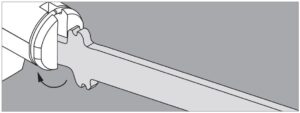 Fig 3 DO NOT use a power drill for installation