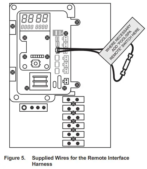 Figure 5. Supplied Wires for the Remote Interface Harness