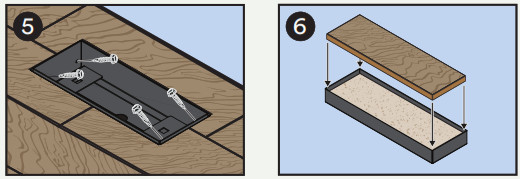 Fittes FMLIT2X12BLK Flush Floor Vent Lite - Fig3
