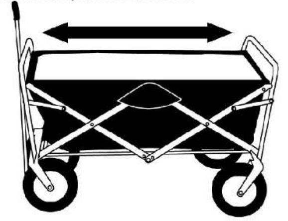 Foldable Wagon Mac Sports Heavy Duty Steel Frame Collapsible Folding 150 Pound - Unfold 1
