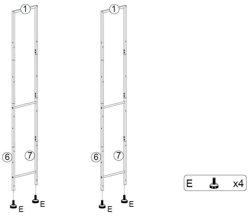 Furologee-CTBS-6T-008-Tier-Tall-Bookshelf-Industrial-Narrow-Bookcase-8