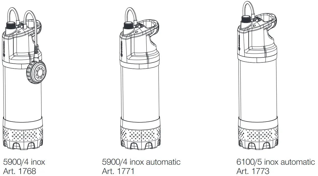 GARDENA 5900-4 Submersible Pump