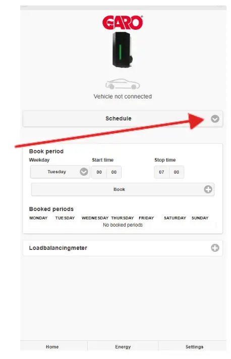 GARO GLB SMART EV Charger - Main Screen6