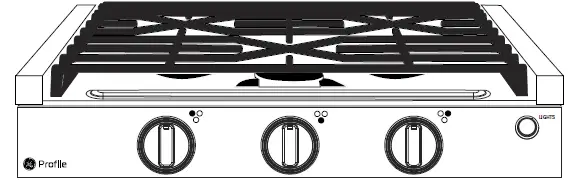 GE APPLIANCES PLU621RTSS 21 Inch RV Range Top Kitchen 3