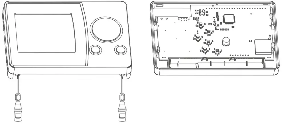 GENERAL SENNA 300S Smart Room Thermostat - BATTERY PLACEMENT