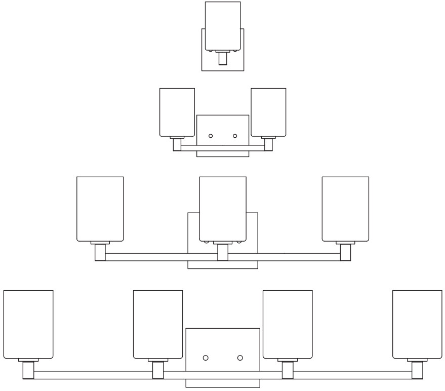 GENERATION LIGHTING WALL 4164201, 4464202, 4464203, 4464204 Fullton Wall