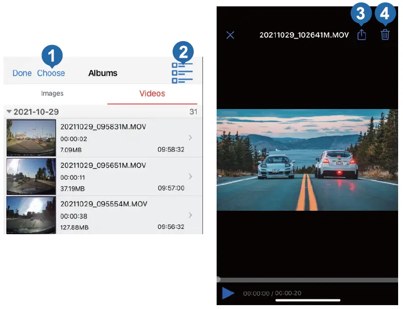 GKU M12 Pro Dash Camera Front 33