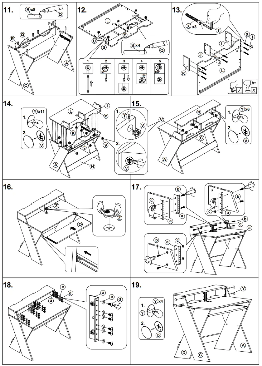 GLORIOUS Sound Desk Compact - Assembly 3