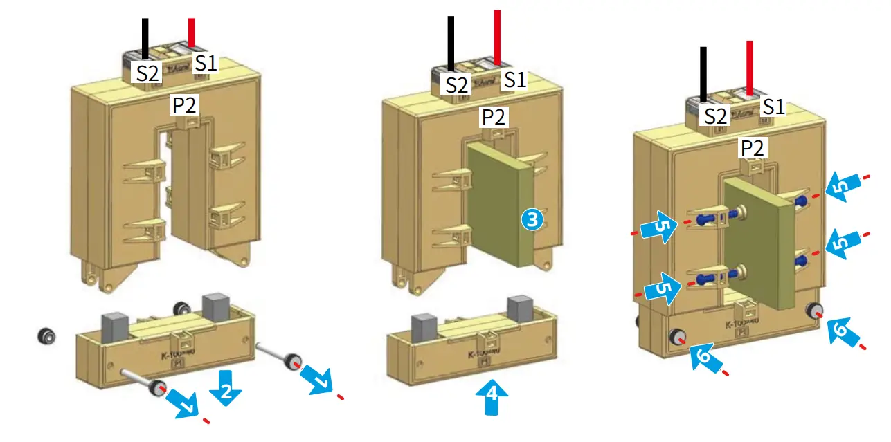 Connect CT cables