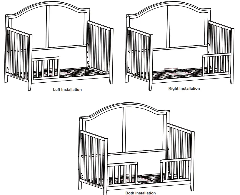 GRACO 04532-111 Wilfred 5-in-1 Convertible Crib - Fig 9
