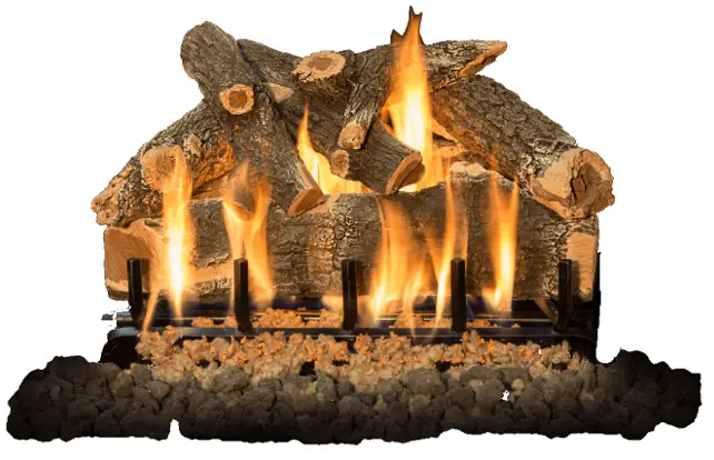GRAND CANYON GAS LOGS WO-C-13 Arizona Weathered Oak Vented Gas Log Set -