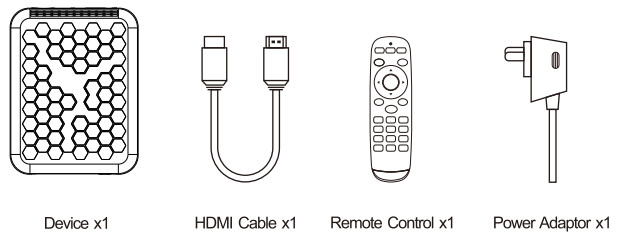 GTA Electronics 2AXZPP6 P6 Android TV Box - Package Contents