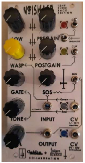 Gehirn ENTERPRISES EuroWasp 12HP Euro Rack Edition Effect Pedal - Knobs