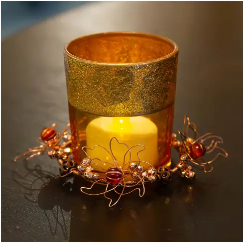 Goody Beads DIY0217 Festive Holiday Candle Ring