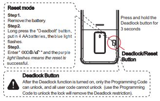 Guarder G10 PRO Fingerprint Front Door Lock Set with Deadbolt-fig-19