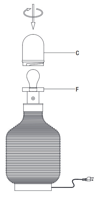 HAMPTON BAY HDP06663NAT Outdoor Table Lamp - PACKAGE glass