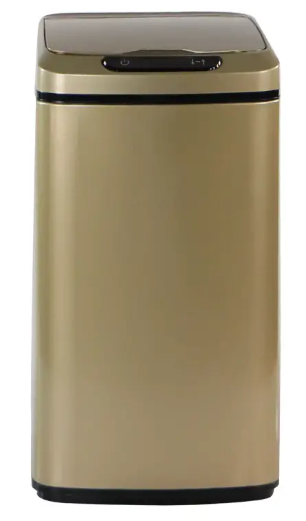 HANOVER 9-Liter 2.3-Gallon Trash Can with Sensor Lid 