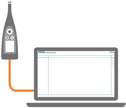 HBK 2255 Sound Level Meter - Connect via USB