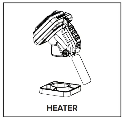 HEAT HOG HH-04SLN-A 4,000 BTU LP Portable Heater - Figure 2