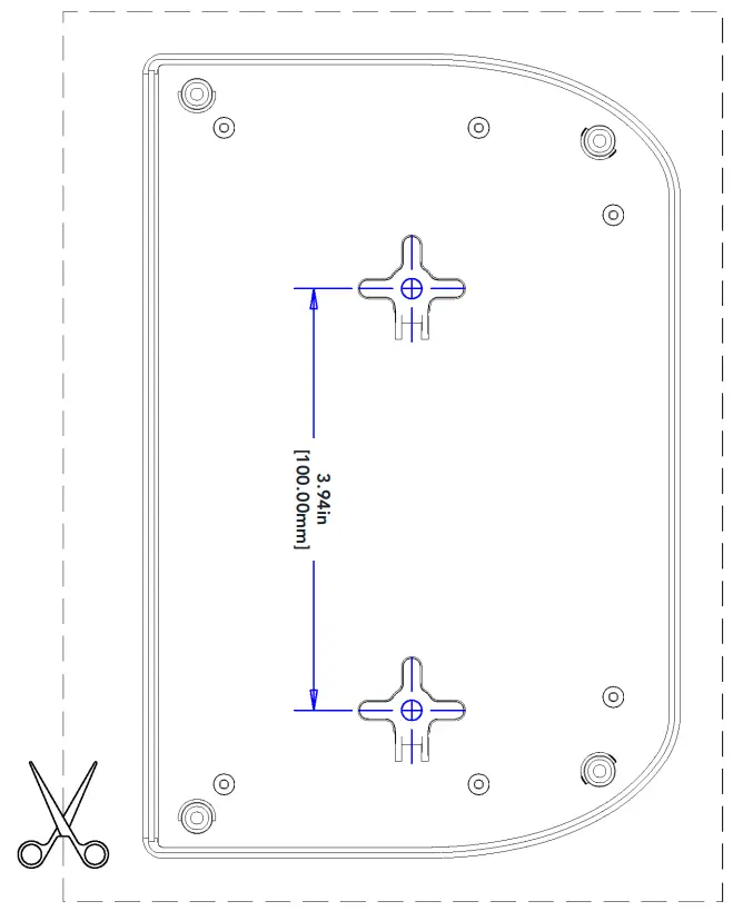 Msi Hub Mounting Template