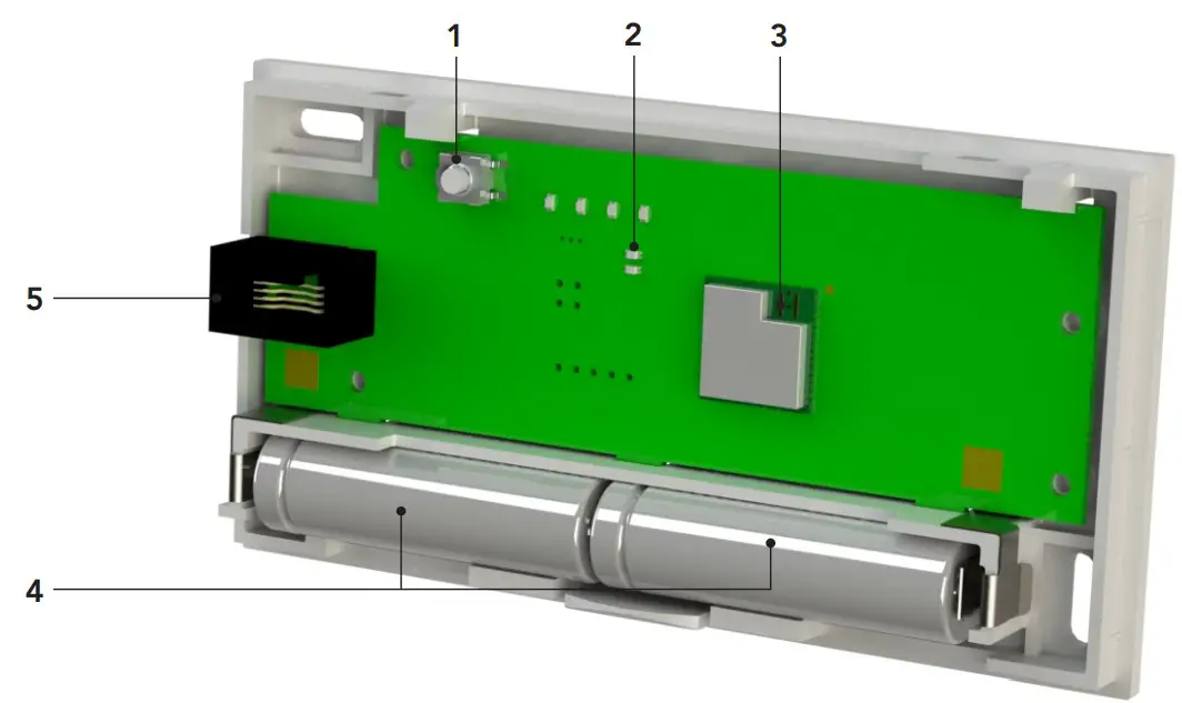 HEAT-TIMER 050185 Long Range Wireless Space Sensor - overview 1