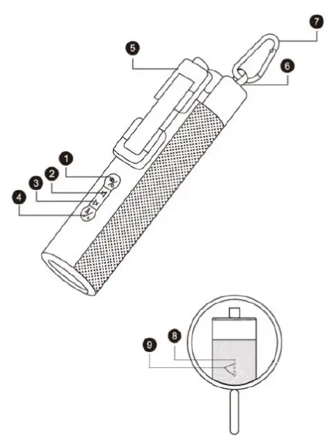 HEHUI-S7-Bluetooth-Stereo-Flashlight-Selfie-Stick- (5)