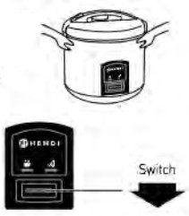 HENDI 240410 Rice Cooker with Steamer Cooking Function - fig 5