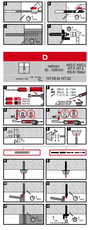 HILTI HIT-HY 200-A Adhesive Anchor - fig 10