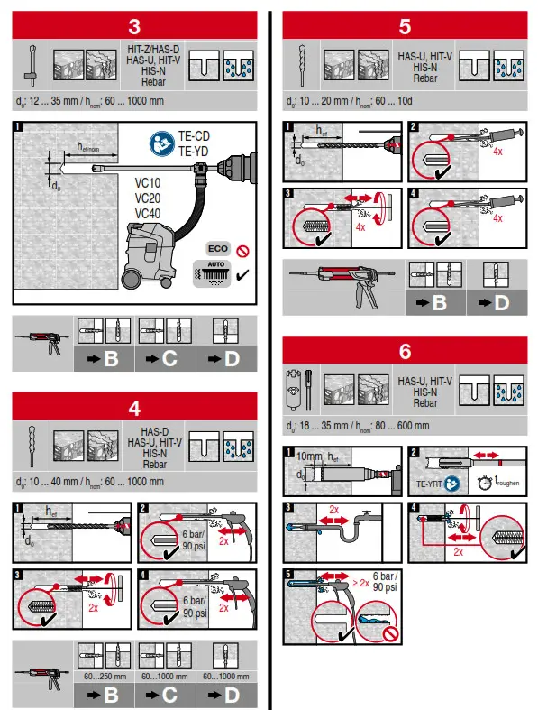 HILTI HIT-HY 200-A Adhesive Anchor - fig 8