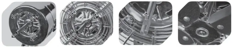 HKoenig joe48 Metal Table Fan - parts1