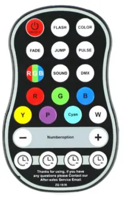 HOLDLAMP B0CB43C8HV LED Par Stage Light - remote