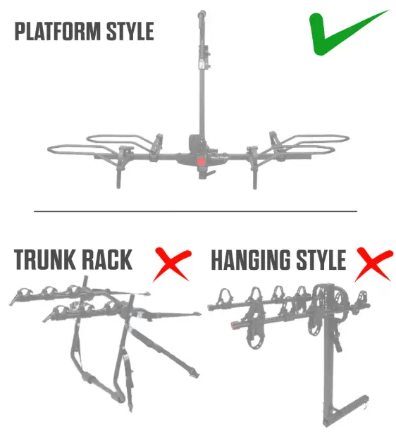 HOLLYWOOD RACKS HR1500 Hitch Mounted Electric Bike Rack - Parts11