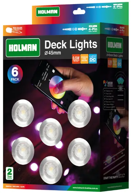 HOLMAN-DLRGB3003-RGB-Colour-Deck-Lights-PRODUCT