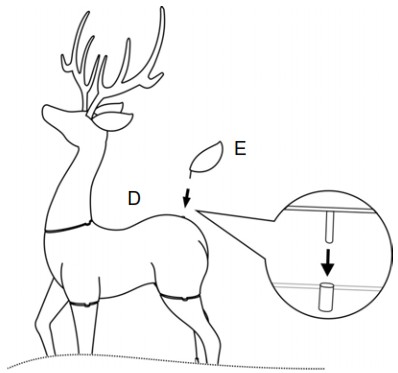 HOME ACCENTS Holiday 4 5ft Polar Wishes LED Deer with Bow - ASSEMBLY 6