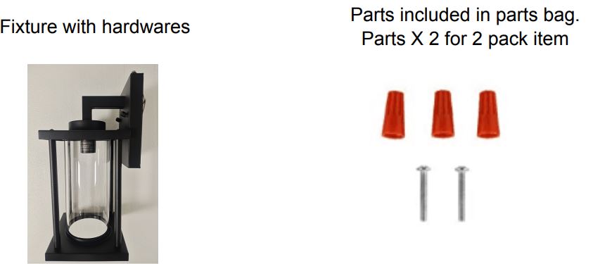 HOME-DEPOT-GO-L-W00021-Jushua-Outdoor-Hardwired-Wall-Lantern-Sconce-fig-2