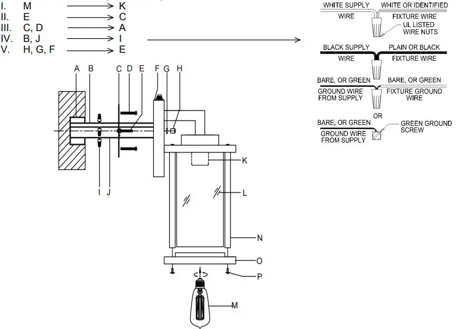 HOME-DEPOT-GO-L-W00021-Jushua-Outdoor-Hardwired-Wall-Lantern-Sconce-fig-3