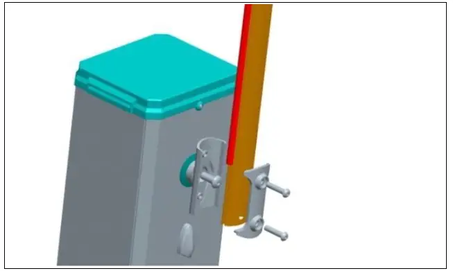 HONGMEN D3 Servo Barrier Gate - bar fixed