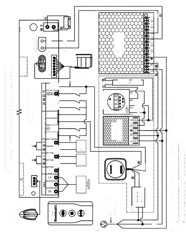HONGMEN D3 Servo Barrier Gate - wiring2