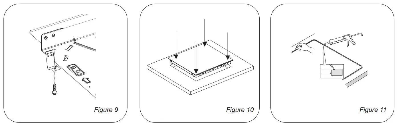 HOOVER HH64FC Built In 59cm Ceramic 4 Zone Hob - Parts 4