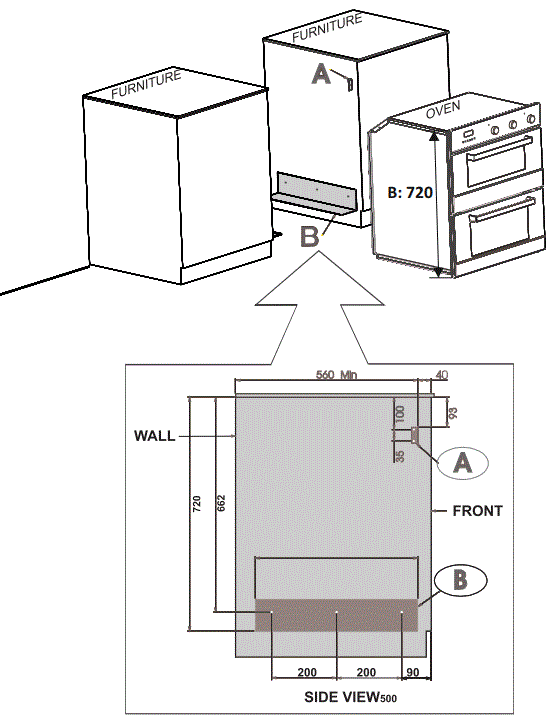 HOOVER HO7DC3UB308BI Electric Built Under Double Oven-fig16
