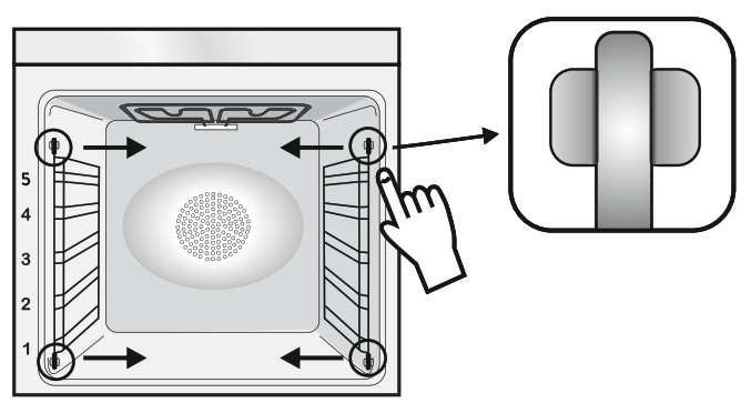 HOOVER HO9DC3B308IN Electric Double Oven - iCLEANING