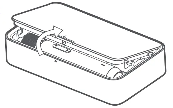 How to open and close the storage box
