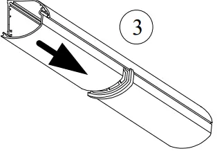 HOTRON SSS-5 Safety Sensor for Automatic Swing Doors - Attach the Joint 2