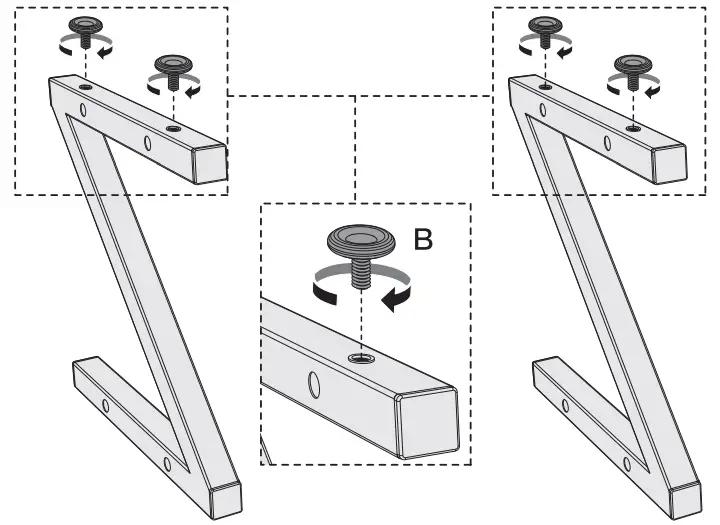 HUANUO HNWPS Desktop Printer Stand - step 1