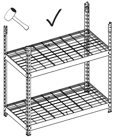 HUSKY N2R361872W4B Heavy Duty Boltless Steel Garage Storage Shelving Unit - fig 13
